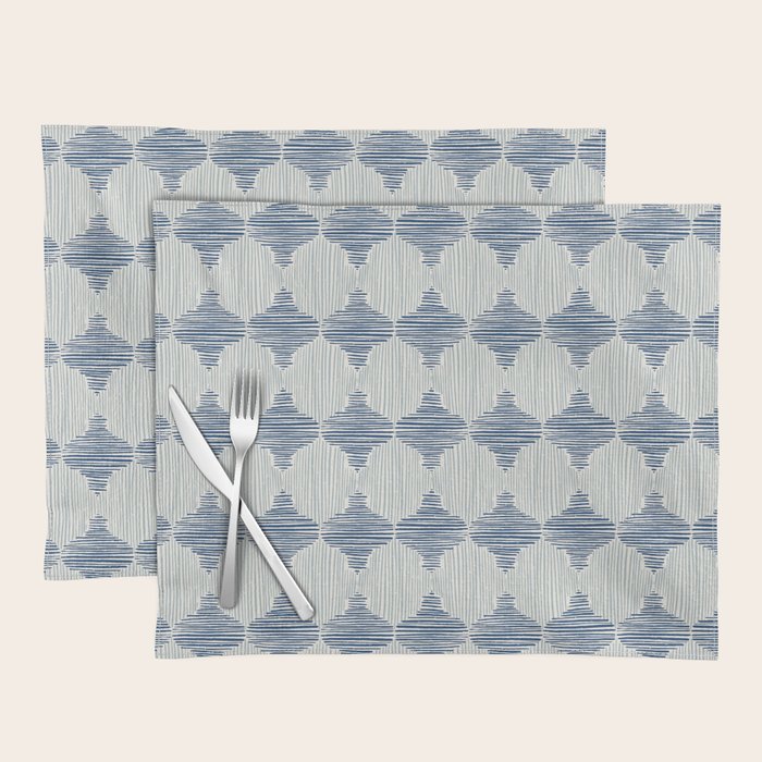 Striped Moroccan Textile Placemat Gallery Image 1