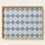 Striped Moroccan Textile Serving Tray Gallery Image 1