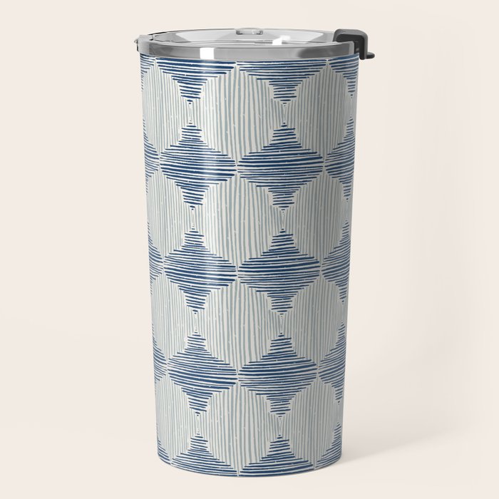 Striped Moroccan Textile Travel Mug Gallery Image 2
