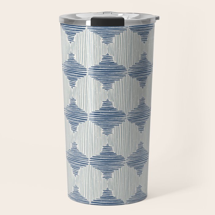 Striped Moroccan Textile Travel Mug Gallery Image 1