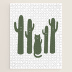 Hidden cat 55g green CATus Jigsaw Puzzle Gallery Image 1