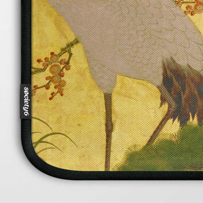 16th Century Japanese Birds & Flowers Laptop Sleeve Gallery Image 3
