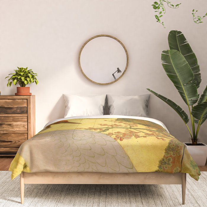 16th Century Japanese Birds & Flowers Comforter Gallery Image 3