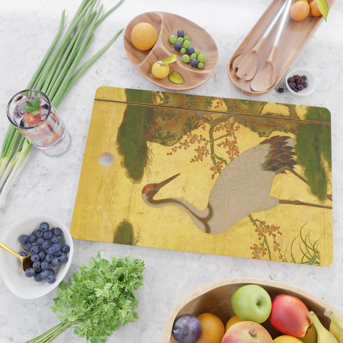 16th Century Japanese Birds & Flowers Cutting Board Gallery Image 2