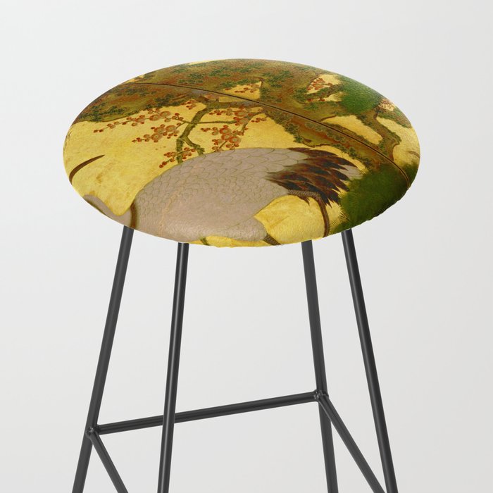 16th Century Japanese Birds & Flowers Stool Gallery Image 2