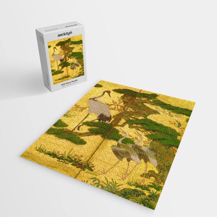 16th Century Japanese Birds & Flowers Jigsaw Puzzle Gallery Image 2