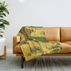16th Century Japanese Birds & Flowers Throw Blanket Gallery Image 1