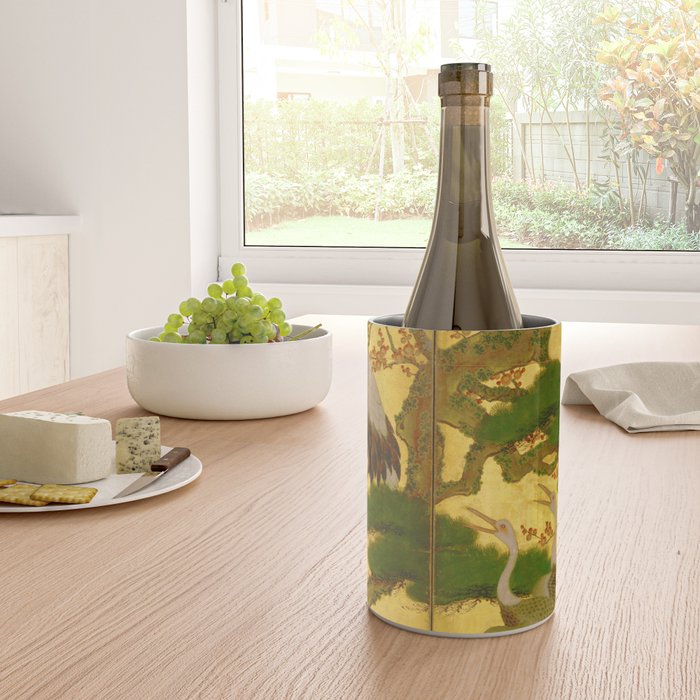 16th Century Japanese Birds & Flowers Wine Chiller Gallery Image 4