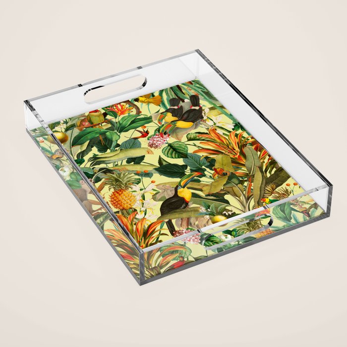 Exotic Jungle II Acrylic Tray Gallery Image 1