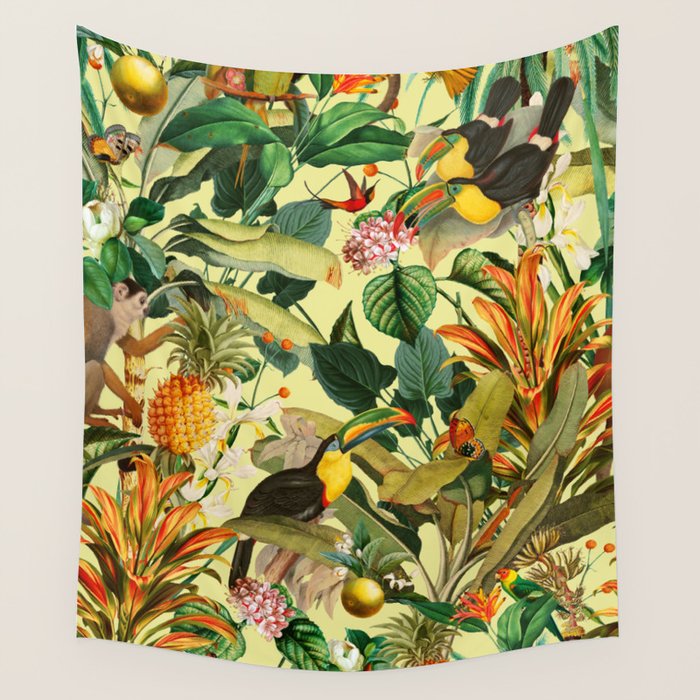 Exotic Jungle II Wall Tapestry Gallery Image 4