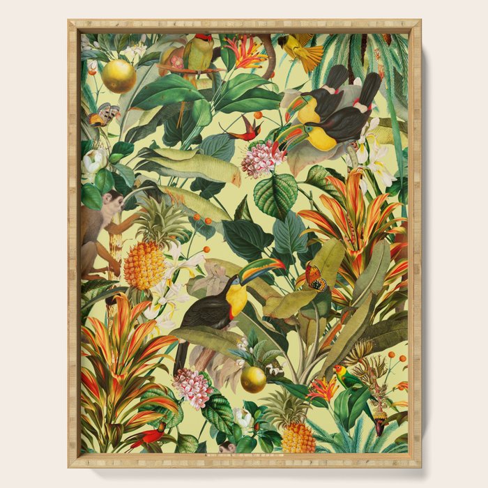 Exotic Jungle II Serving Tray Gallery Image 1