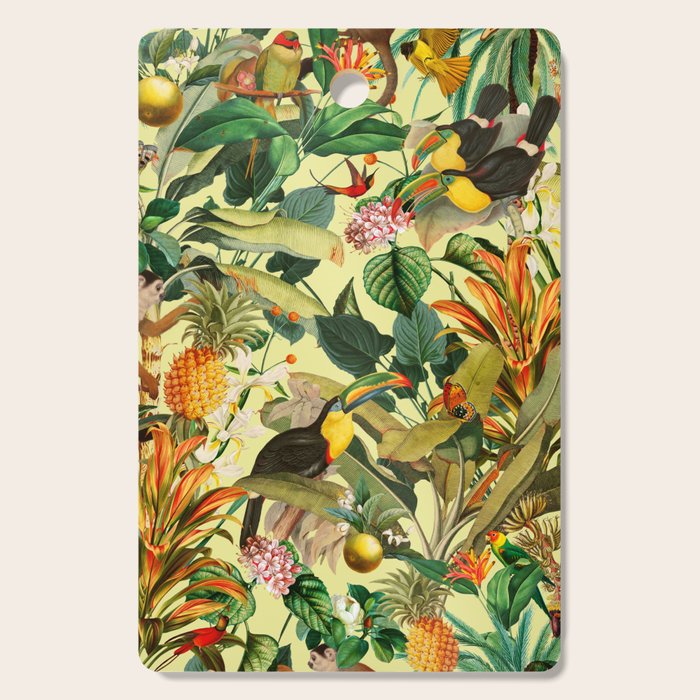 Exotic Jungle II Cutting Board Gallery Image 1
