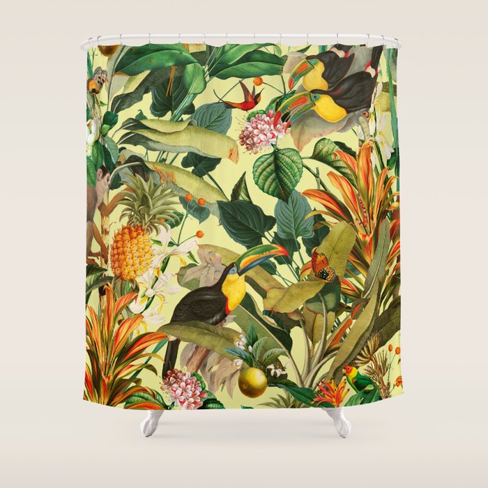 Exotic Jungle II Shower Curtain Gallery Image 1