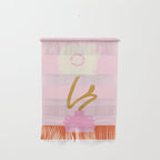Modern abstract flower and vase. Be kind to yourself quote Wall Hanging Gallery Image 1
