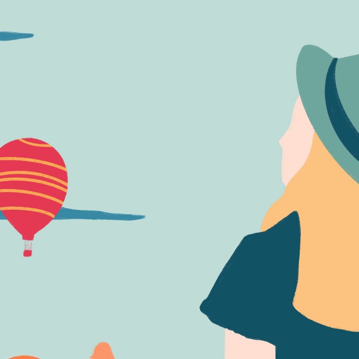 Cappadocia, girl looking at hot-air baloons Coffee Mug Gallery Image 2