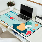 Cappadocia, girl looking at hot-air baloons Desk Mat Gallery Image 2