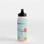 Cappadocia, girl looking at hot-air baloons Water Bottle Gallery Image 3