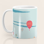 Cappadocia, girl looking at hot-air baloons Coffee Mug Gallery Image 3