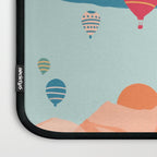 Cappadocia, girl looking at hot-air baloons Laptop Sleeve Gallery Image 3