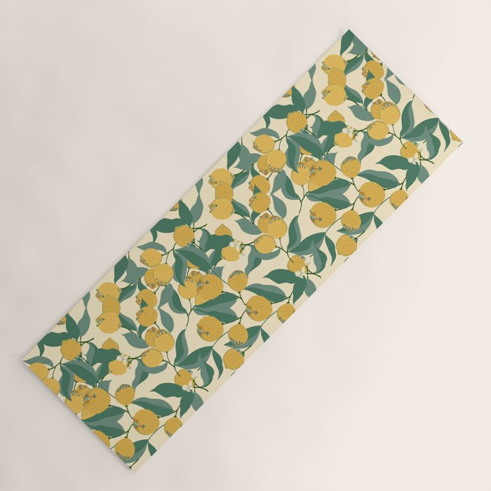 Lemon Pugs Yoga Mat Gallery Image 1