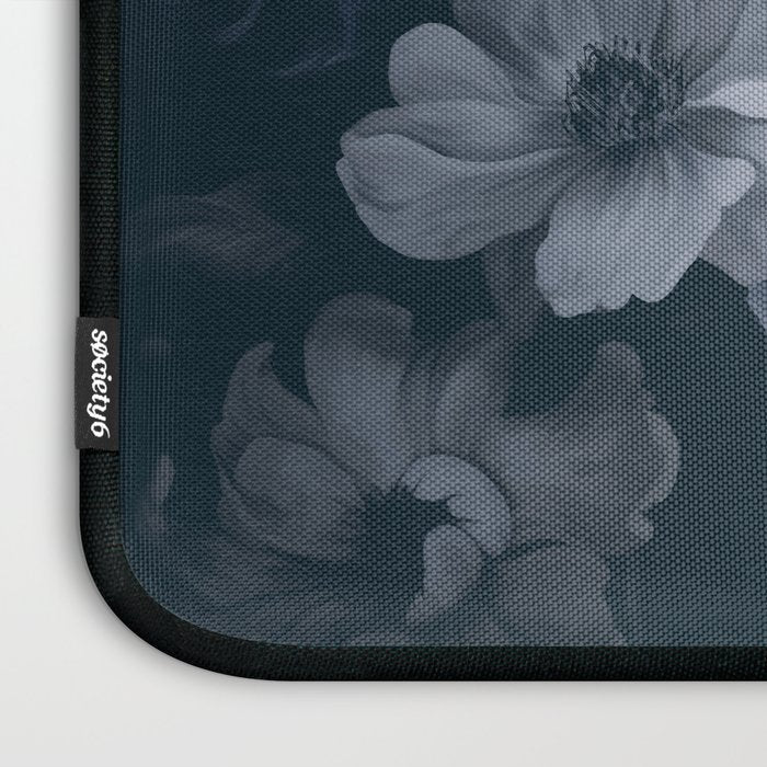 Regency Vibe Blue Floral Opulence Laptop Sleeve Gallery Image 3
