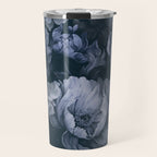 Regency Vibe Blue Floral Opulence Travel Mug Gallery Image 1