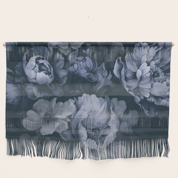 Regency Vibe Blue Floral Opulence Wall Hanging Gallery Image 1