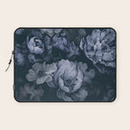 Regency Vibe Blue Floral Opulence Laptop Sleeve Gallery Image 1
