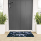 Regency Vibe Blue Floral Opulence Welcome Mat Gallery Image 3