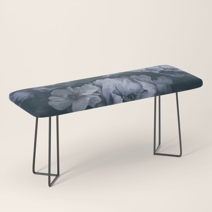 Regency Vibe Blue Floral Opulence Bench Gallery Image 1