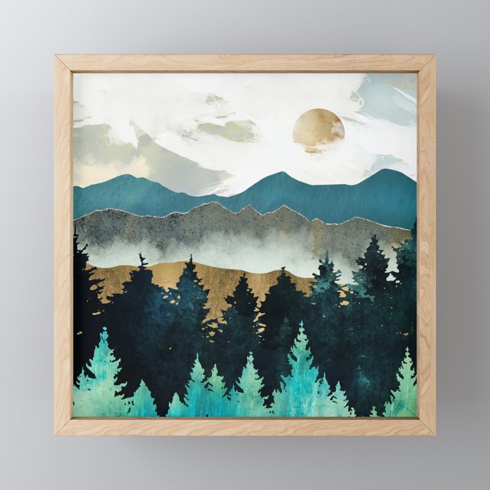 Forest Mist - Custom Horizontal Mini Art Print Gallery Image 1
