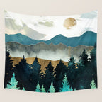Forest Mist - Custom Horizontal Wall Tapestry Gallery Image 4