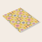 Checkerboard Quilt Shapes - Multicolor Gold Notebook Gallery Image 2