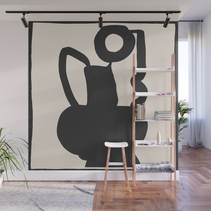 Abstract Art Vase 28 Wall Mural Gallery Image 1