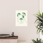 Mushroom Ladies Line Art Poster Gallery Image 2