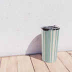 Mediterranean Ticking Stripe Sea Glass Sand Travel Mug Gallery Image 4