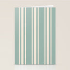 Mediterranean Ticking Stripe Sea Glass Sand Stationery Card Gallery Image 2