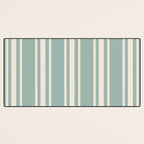 Mediterranean Ticking Stripe Sea Glass Sand Desk Mat Gallery Image 3