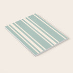 Mediterranean Ticking Stripe Sea Glass Sand Notebook Gallery Image 3