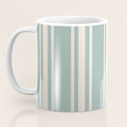 Mediterranean Ticking Stripe Sea Glass Sand Coffee Mug Gallery Image 3