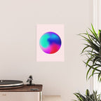 Pink And Purple Gradient Sphere Poster Gallery Image 2