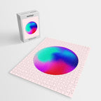 Pink And Purple Gradient Sphere Jigsaw Puzzle Gallery Image 2