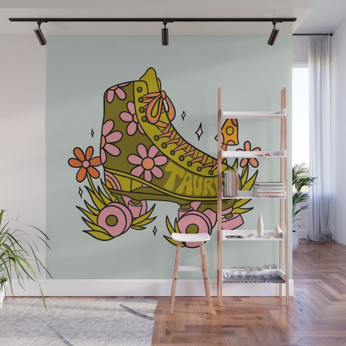 Taurus Roller Skate Wall Mural Gallery Image 1