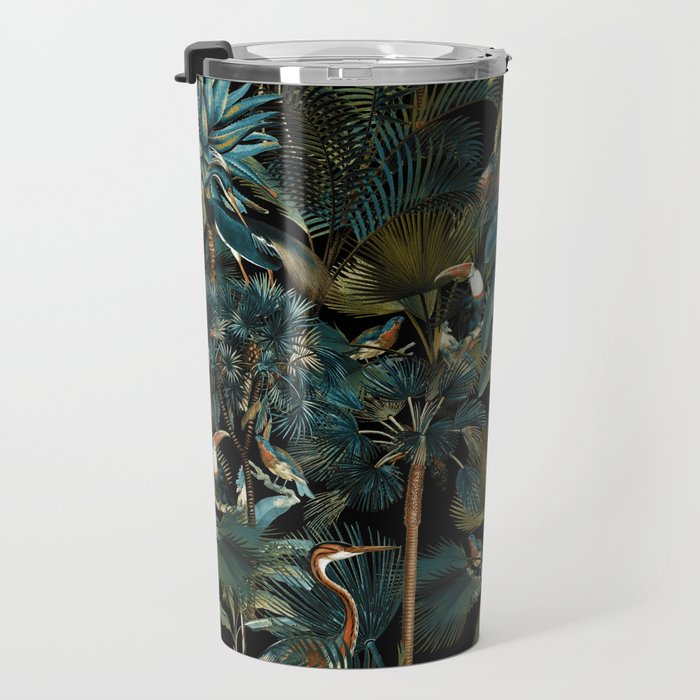 Jungle and Birds Travel Mug Gallery Image 3