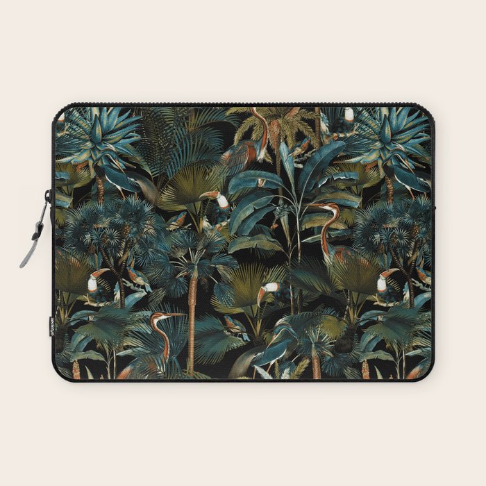 Jungle and Birds Laptop Sleeve Gallery Image 1