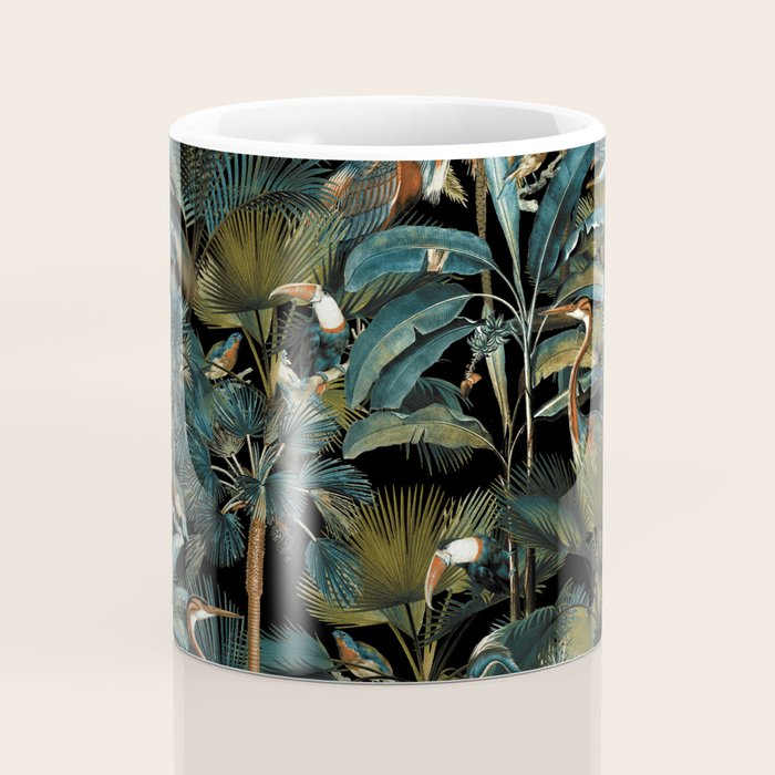 Jungle and Birds Coffee Mug Gallery Image 4