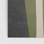 Abstract Minimalist Artwork Olive Green Black Poster Gallery Image 3