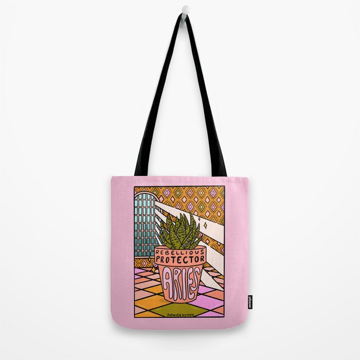 Aries Plant Tote Bag Gallery Image 2