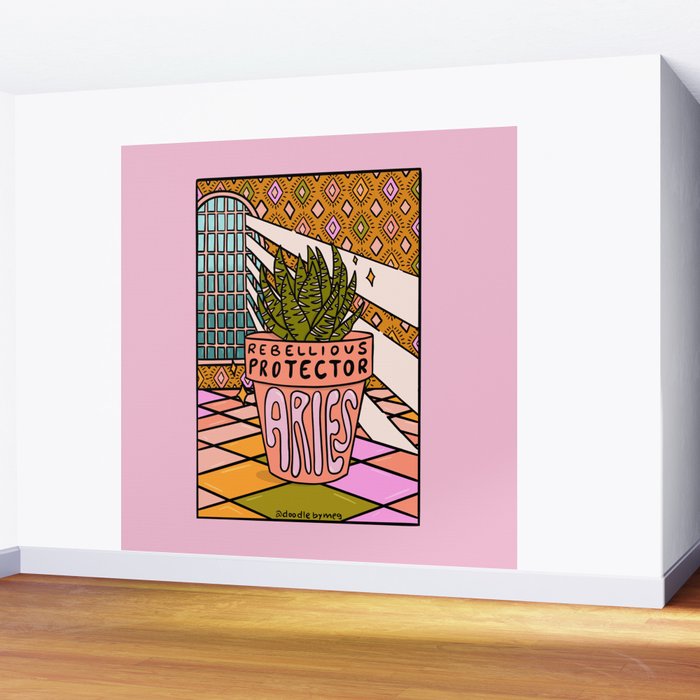 Aries Plant Wall Mural Gallery Image 2