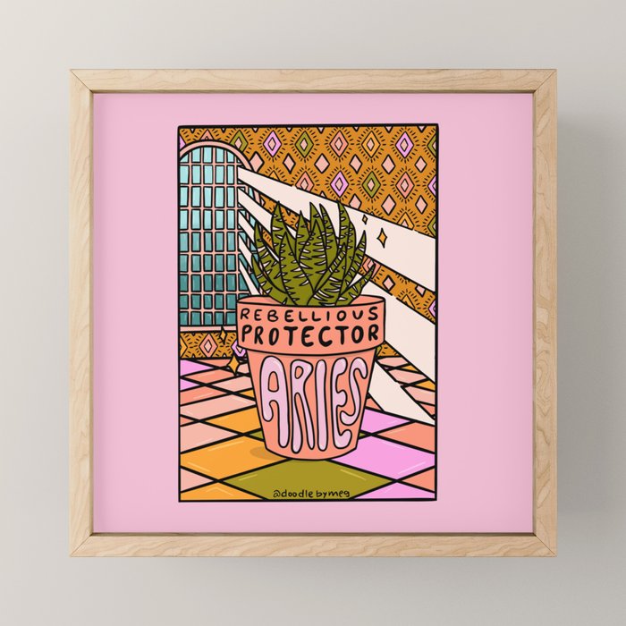Aries Plant Mini Art Print Gallery Image 1